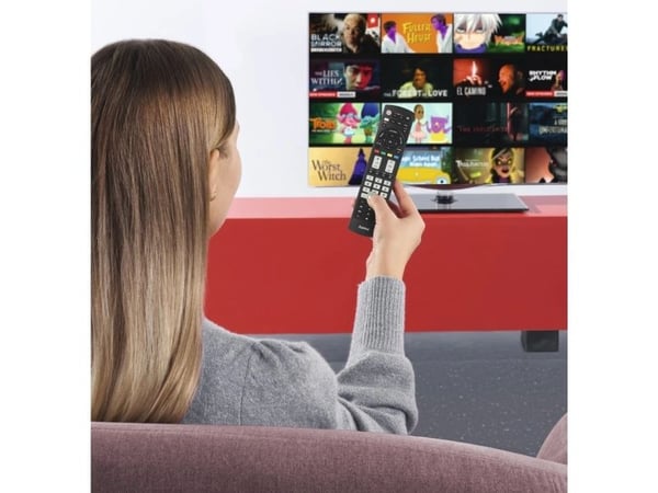 Hama 00221064, TV, IR Kabelfri, Trykknapper, Svart