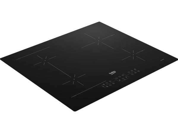 Beko HII64200SFMT, Musta, Kiinteä, 59 cm, Keittoalueinduktioliesi, Lasi, 4 alue(tta)