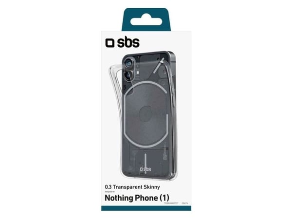 SBS TESKINNOT1T, Etui, Nothing, Phone (1), 16,6 cm (6.55"), Gjennomsiktig