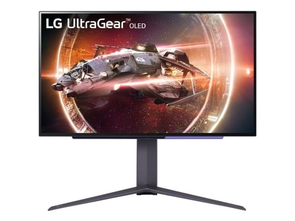 LG UltraGear 27GS95QX-B - OLED-skjerm - gaming - 27" (26.5" synlig) - 2560 x 1440 QHD @ 240 Hz - 200 cd/m² - 1500000:1 - HDR10 - 0.03 ms - 2xHDMI, ...