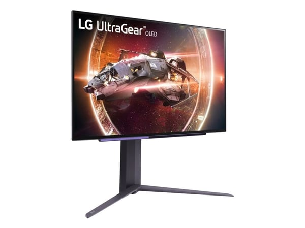 LG UltraGear 27GS95QX-B - OLED-skjerm - gaming - 27" (26.5" synlig) - 2560 x 1440 QHD @ 240 Hz - 200 cd/m² - 1500000:1 - HDR10 - 0.03 ms - 2xHDMI, ...