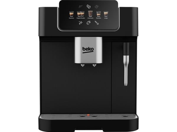 Beko CEG7304B, Espressokone, 2 L, Kahvipavut, Sisäänrakennettu jauhin, 1350 W, musta, Hopea