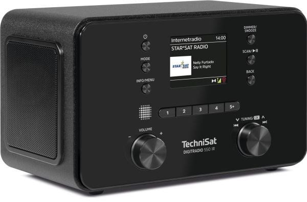 TechniSat DigitRadio 550 IR, Personlig, Digitalt, DAB+, FM, 87,5 - 108 MHz, 174 - 240 MHz, PLL