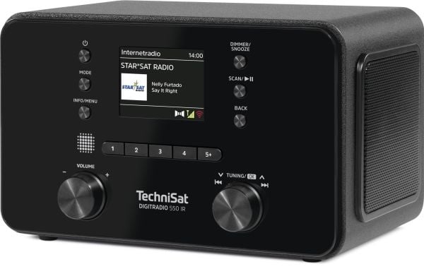 TechniSat DigitRadio 550 IR, Personlig, Digitalt, DAB+, FM, 87,5 - 108 MHz, 174 - 240 MHz, PLL