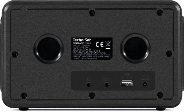 TechniSat DigitRadio 550 IR, Personlig, Digitalt, DAB+, FM, 87,5 - 108 MHz, 174 - 240 MHz, PLL