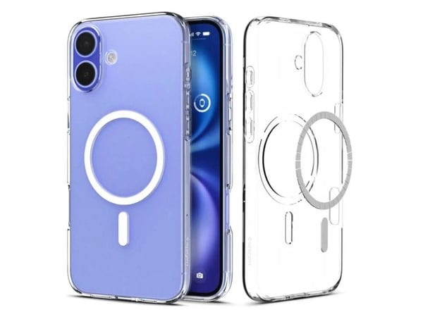 Spigen Liquid Crystal MagFit, Suojus, Apple, iPhone 16 Plus, 17 cm (6.7"), Läpinäkyvä