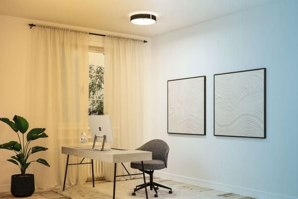 Paulmann Malika, LED, 2700 K, 2500 lm, IP20, Antrasitt