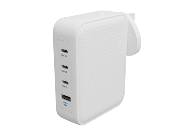 HyperJuice - Strømadapter - 145 watt - utgangskontakter: 4 - hvit