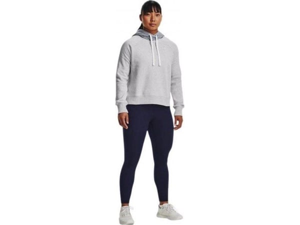 Under Armour Rival Fleece CB Hoodie pilka 1373031 014 (2XL)