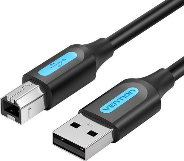 Vention USB 2.0 A till B-kabel COQBD 0,5 m (svart)