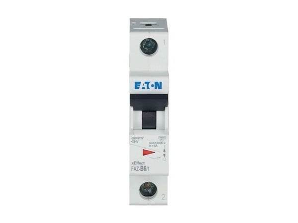 Eaton FAZ-B6/1, Miniatyr-automatsikring, Type B, IP20