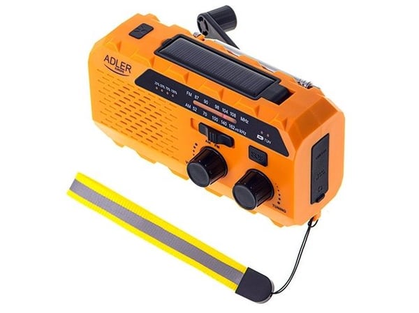Adler aurinkoradio käsikahvalla