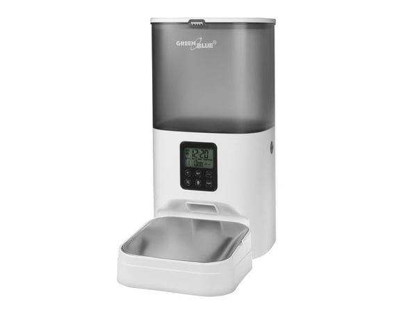 GreenBlue automaattinen lemmikkieläinten ruoan annostelija/ruokkija, 6L, USB 5V1A, GB393 GreenBlue automaattinen lemmikkieläinten ruoan annostelija/ruokkija, 6L, USB 5V1A, GB393
