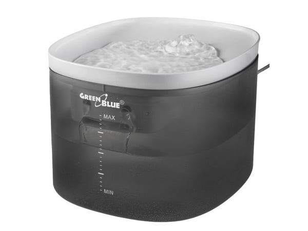 GreenBlue automatisk vanndispenser til kjæledyr 3L USB 5V/1A GB392