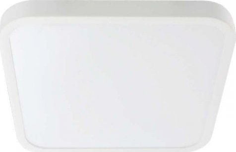 Taklampe V-TAC plafond VT-8618S kvadrat 18W LED 30x30 cm overflatemontert med pilot og bevegelsessensor IP44 hvit 4000K 1830 lm
