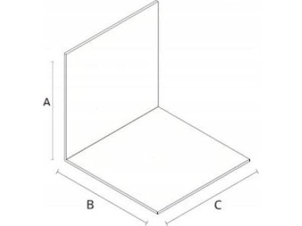 UN-VINKEL FOR PROFILER UA 93*85*85*2.0 (1 STK)