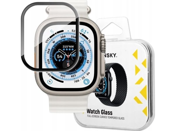 Wozinsky herdet glass Full Glue til Apple Watch Series 10 42 mm (2 stk.)