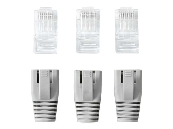 Nedis CCBW89360GY, RJ-45, harmaa, uros, suora, polyvinyylikloridi (PVC), kat. 6