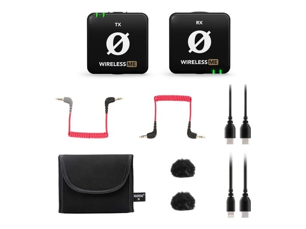 RØDE Wireless ME - Dual Set mikrofonsystem - USB - svart