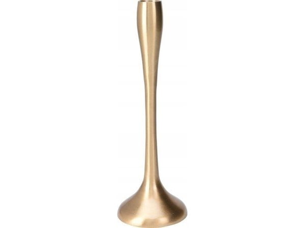 Home Styling Collection gull lysestake til ett lys 8,5 x 25,5 cm