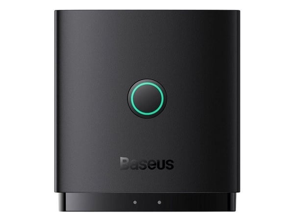 AV-sovitin Baseus HDMI-sovitin 2in1 1m kaapelilla (musta)