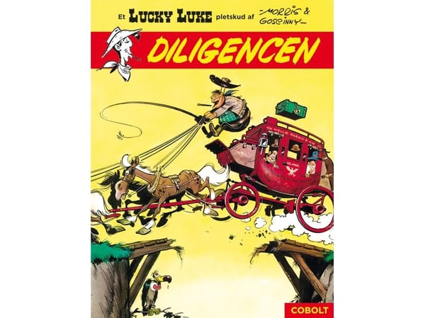 Lucky Luke: The Stagecoach - Morris &amp; Goscinnyn kuvaama Lucky Luke -spotti | René Goscinny | Kieli: Tanska