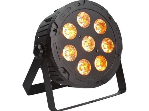 LIGHT4ME TRI PAR 8x9W MKII RGB LED slank flat scenelys