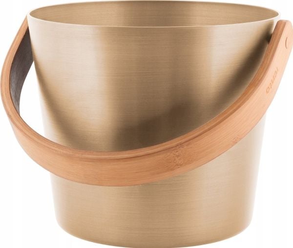 Relax saunabøtte 5 l aluminium champagne