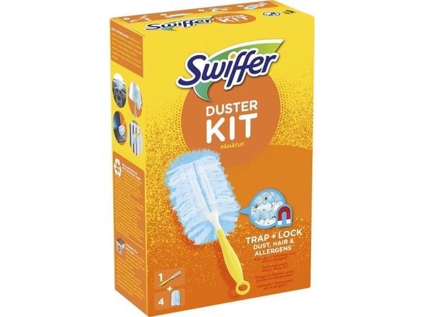 Swiffer pölyluudan kahva + 4 täytettä