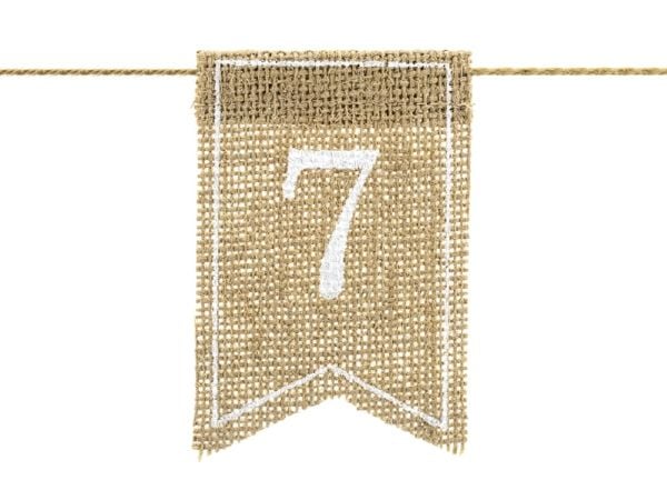Tabellnummer i hessian, 1 till 20