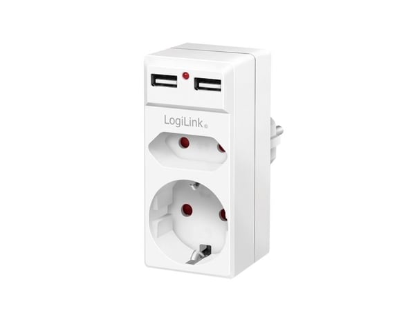 LogiLink PA0276, 1 AC-utganger, Type F, 230 V, 50 Hz, 16 A, 3680 W
