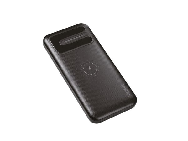 LogiLink PA0305, 8000 mAh, Lithium Polymer (LiPo), Trådløs lading, 3,7 V, 10 W, Sort