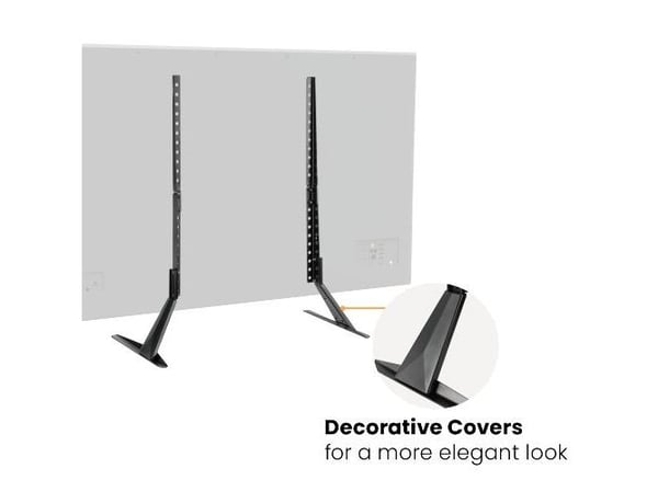 VivoLink - Stativ - for monitor / flatpanel - stål - svart - skjermstørrelse: 23"-75" - monteringsgrensesnitt: 800 x 400 mm - skrivebord