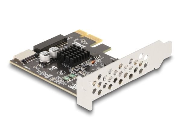 Delock - Lagring / USB3.0 controller - 2 Kanal - USB 3.0 - lavprofil - PCIe 3.0
