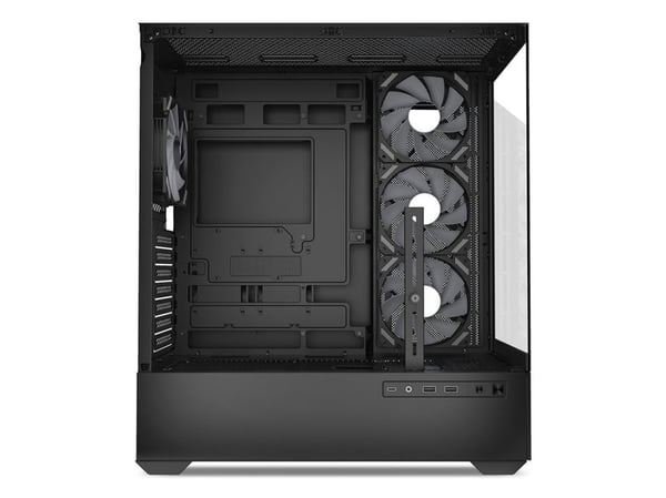 Sharkoon AK6 RGB, PC, Sort, ATX, Micro ATX, Mini-ATX, Herdet glass, Multi, Tilbake, Side