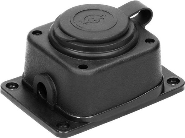 Orno roiskevedenpitävä ja iskunkestävä jakotukki, 16A, 230V AC, IP44, schuko-versio OR-AE-13164(GS)
