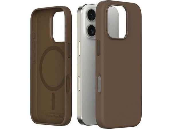Araree Typoskin M iPhone 16 Pro 6.3" case brown/golden brown AR20-02117C