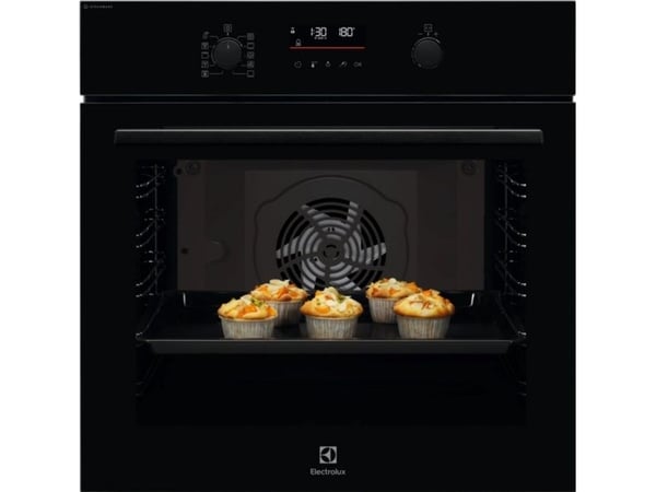 Electrolux svart innebygd stekeovn LOD6F77WZ
