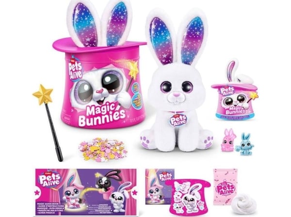Zuru PETS ALIVE Interaktiivinen lelu "Magic Bunny" (Taikapupu)