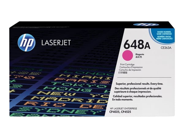 HP 648A, alkuperäinen magenta LaserJet-värikasetti, 11000 sivua, Magenta, 1 kpl
