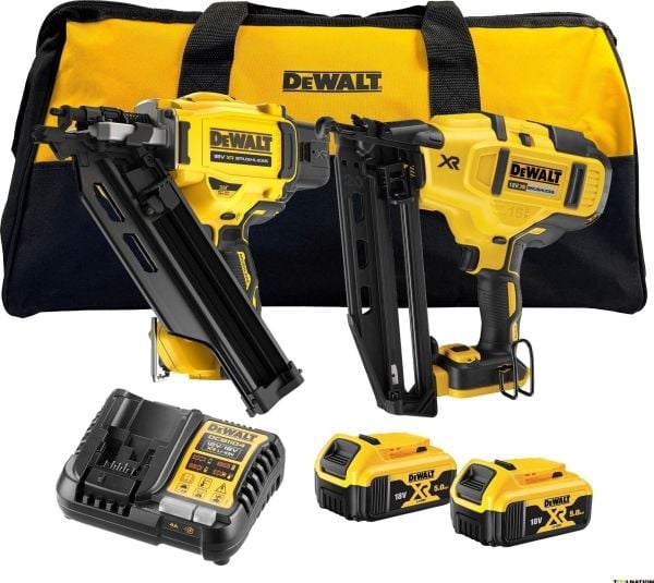 Dewalt sähkötyökalusarja DEWALT.COMBO KIT 18V DCK246P2 (DCN930 + DCN660) 2x5.0Ah BAG