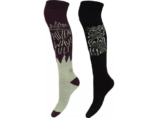O'Neill O'neill SKI Kneehigh Frozen Wave skisokker 2 par str 35-38