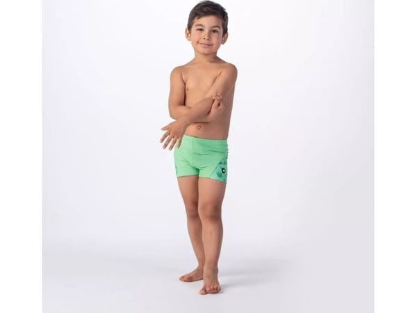 AquaWave barnebukser til svømming Aquawave IDARO KIDS M000150884 spring bouquet/mint logo trykk str. 134