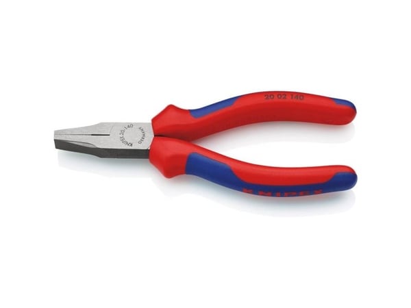 Knipex 20 02 140, Nesetang, Kromvanadiumstål, Plast, Blå, Rød, 14 cm, 137 g