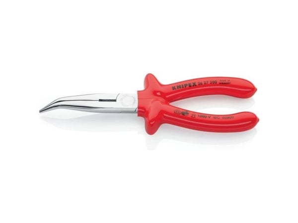 Knipex 26 27 200, Diagonal tang, Kromvanadiumstål, Plast, Rød, 200 mm, 220 g