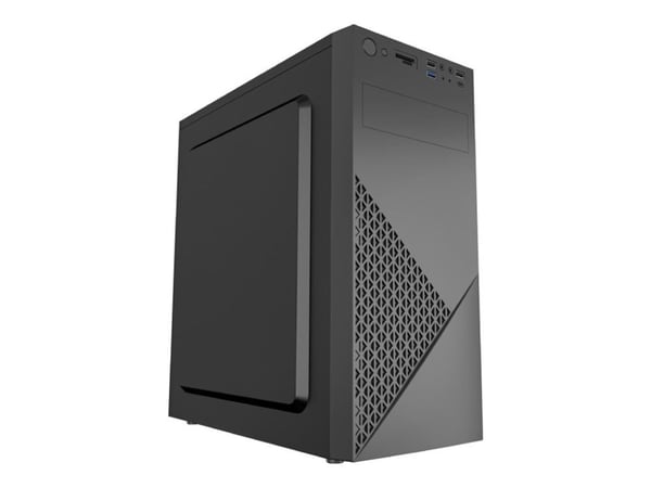 Gembird Fornax 170 - Office computer case - ATX - ingen strömförsörjning (ATX) - svart - USB/ljud