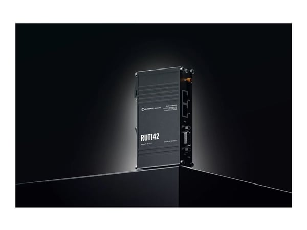 Teltonika RUT142 - Langaton reititin RS-232 - Wi-Fi - 2,4 GHz - DIN-kiskoon kiinnitettävä
