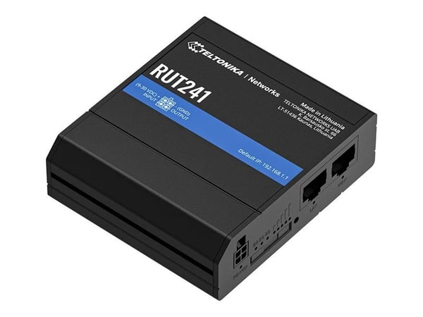 Teltonika RUT241 industriell LTE-router 4G 2.4 GHz 802.11n