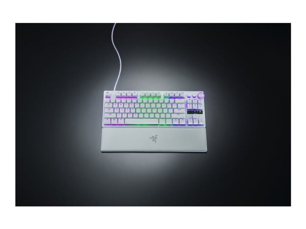 Razer RAZER Huntsman V3 Pro Tenkeyless Keyboard - Hvit - US Layout