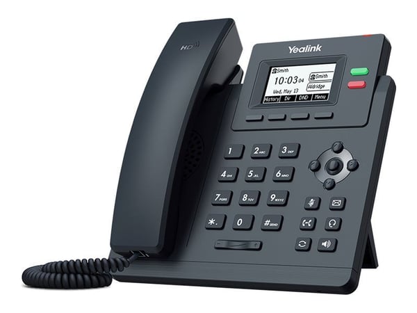 Yealink YEALINK T31W-telefon - T31 IP / VoIP-telefon med strømforsyning oppgradert med WiFi